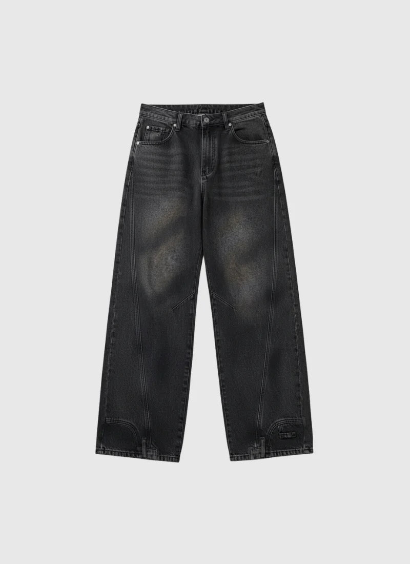 LAYERWASH WIDE-LEG JEANS